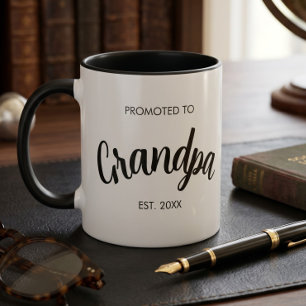 Taza Ascendido a Abuelo Revelación Embarazo Regalo Abue