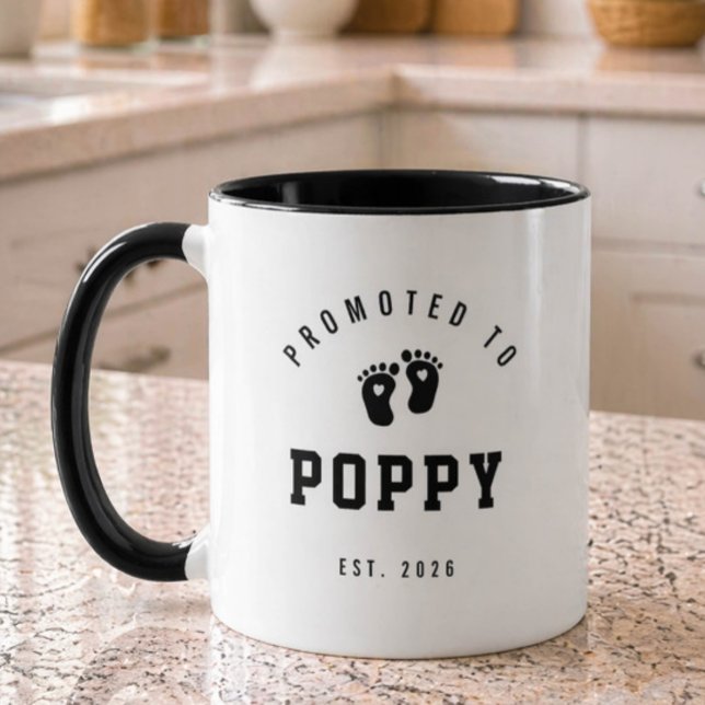 Taza Ascendido a Nuevo Abuelo Amapola (Subido por el creador)