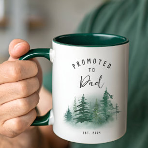 Taza Ascendido a Papá Año Est.