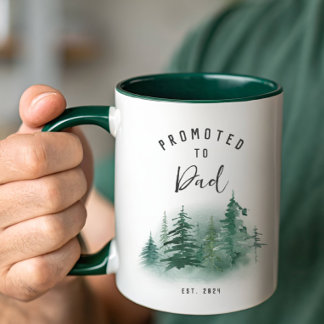 Taza Ascendido a Papá Año Est.