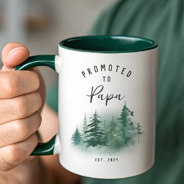 Taza Ascendido a Papá Año Est. (Subido por el creador)