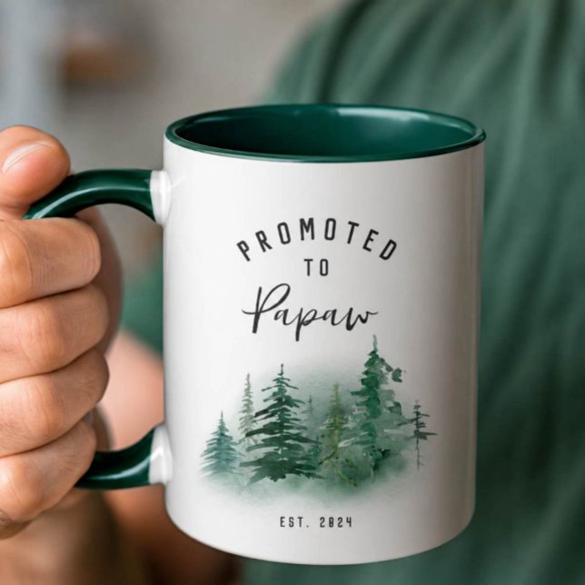 Taza Ascendido a Papaw Mug | Regalo para Abuelo (Subido por el creador)