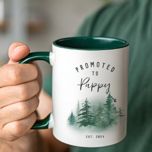 Taza Ascendido a Pappy Año Est.