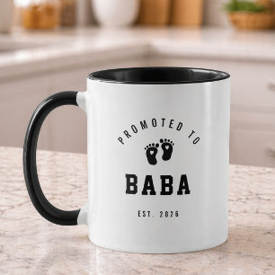 Taza Ascendido a regalo de Abuelo Baba para nuevos abue