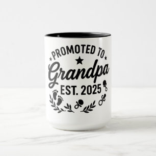 Taza Ascendido al abuelo EST. 2025