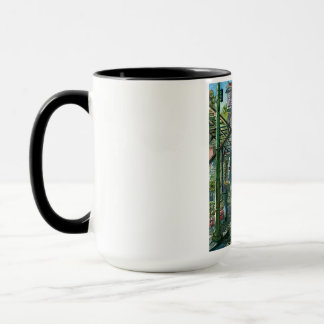 Taza Ascensor al atardecer