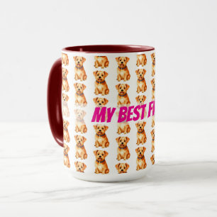 Taza Aseo Pet Colección Elegante Dorado Personalizada