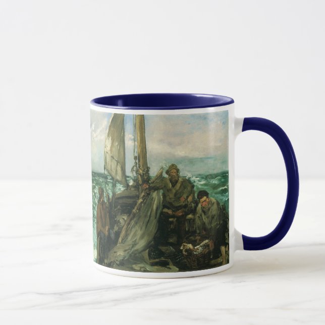 Taza Aseos del mar de Edouard Manet, arte de época (Derecha)