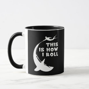 Taza Así Es Como Pavo - Scuba Buceando Con Tiburón