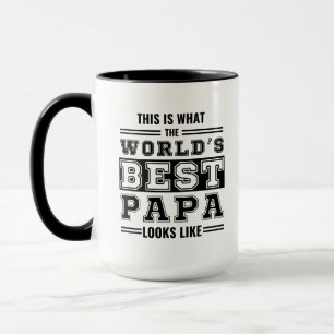 Taza Así es como se ve el mejor papá del mundo