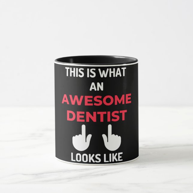 Taza Así Es Como Se Ve Un Dentista Increíble (Centro)