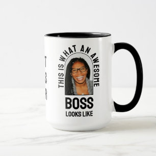 TAZA ASÍ ES COMO SE VE UN FÁCIL JEFE.