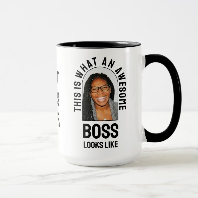 TAZA ASÍ ES COMO SE VE UN FÁCIL JEFE. (Derecha)
