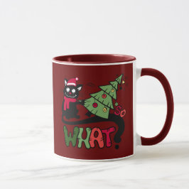 Taza Así que qué gracioso Navidades gatos mug