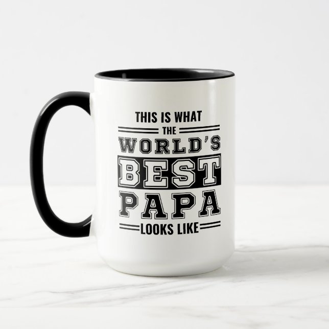 Taza Así se ve el mejor papá del mundo (Izquierda)