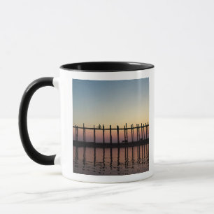 Taza Asia, Birmania (Myanmar) Silueta de U Bien's