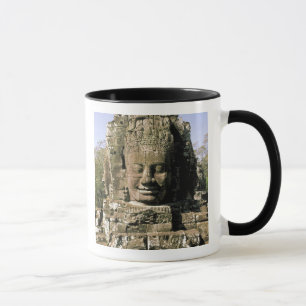 Taza Asia, Camboya, Siem Reap. Angkor Thom, jefes de