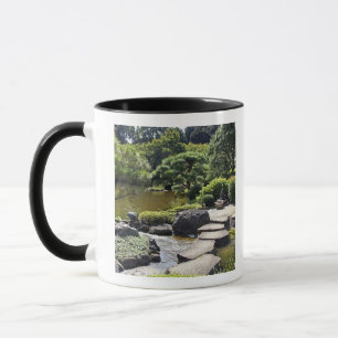 Taza Asia, Japón, Tokio. El jardín japonés en el