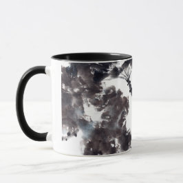 Taza Asiatische Kunst mit Lotusblätter Motiv