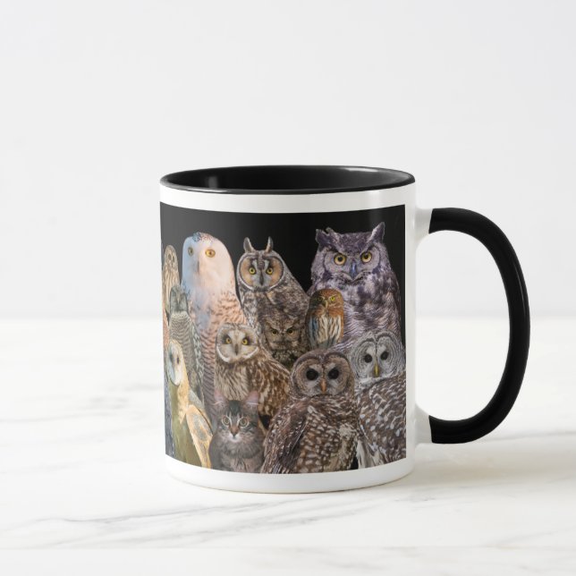 Taza Asio y otis con los rapaces (Derecha)