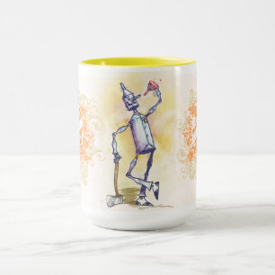 Taza ASISTENTE DE LA BOCA DE CAFÉ DE OZ con el hombre d