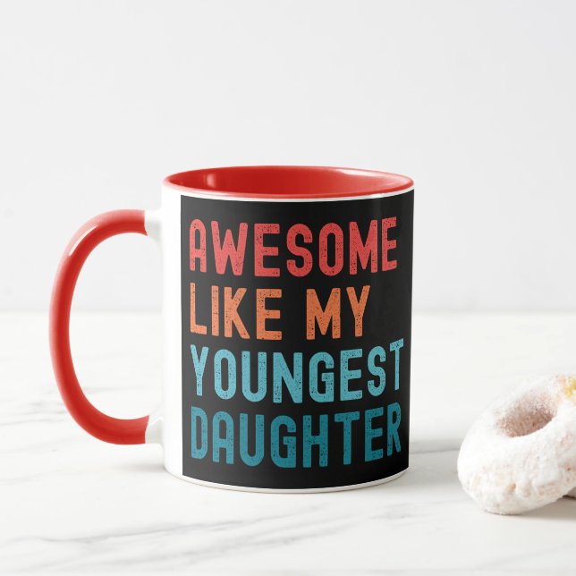 Taza Asombroso, Como Mi Fiesta De La Familia Hija Más J (Con donut)