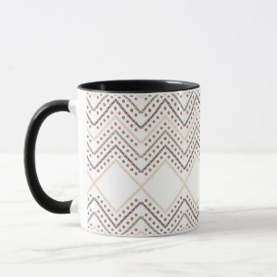 Taza Asombrosos puntos rojos en un fondo blanco