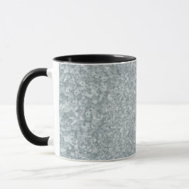Taza Aspecto de metal galvanizado