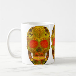 Taza Aspen Leaf Skull 12