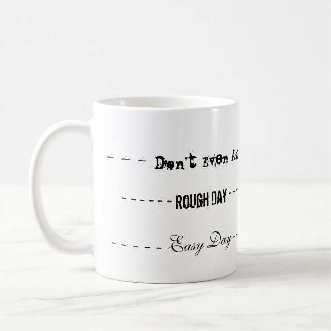 Taza áspera del día (Izquierda)