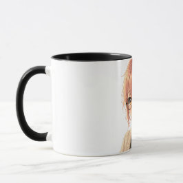 Taza Aster™ Cute Aesthetic Girl Coffee Mug Cozy Vibes