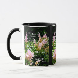 Taza Astilbe con Mark 10:27