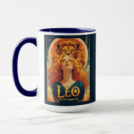 Taza Astrología de cumpleaños de Leo July Zodiac