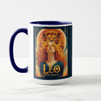 Taza Astrología de cumpleaños de Leo July Zodiac