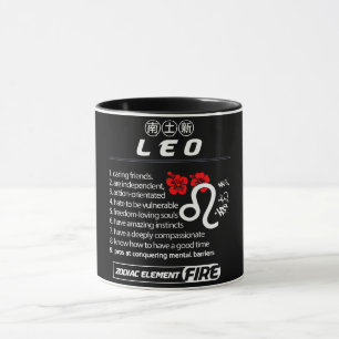 Taza Astrología/ Rótulo Zodiaco//Leo