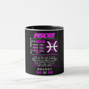 Taza Astrología/ Rótulo Zodiaco/Pisces