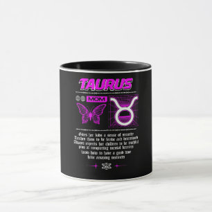 Taza Astrología/ Rótulo Zodiaco//Tauro