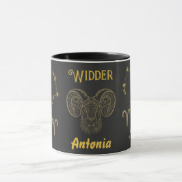 Taza Astrologisches Sternzeichen Widder -
