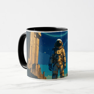 Taza Astronauta Bajo la Puerta Celestial