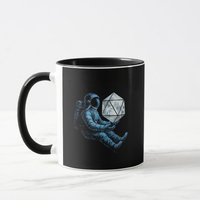 Taza Astronauta con Dados de la Luna (Izquierda)