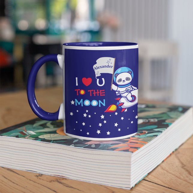 Taza Astronauta Cute Panda De Oso En Los Niños De Los B (Subido por el creador)
