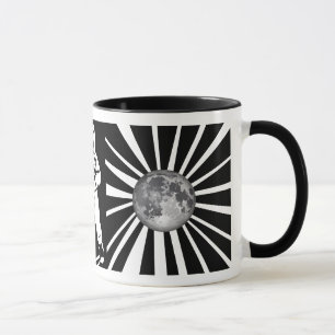 Taza Astronauta de la Luna de la Tierra Mug