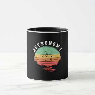 Taza Astronomía Amantes del Espacio Retro Estrellas Pla