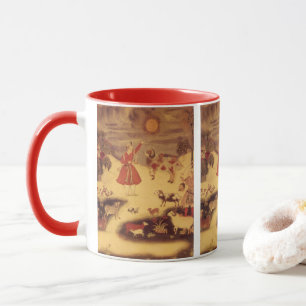 Taza Astronomía antigua, arte celestial asiático antigu