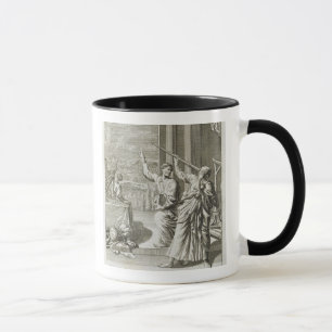 Taza Astrónomo griego que estudia las estrellas,