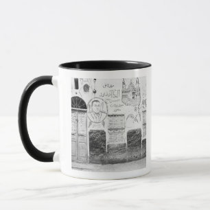 Taza Asuán Egipto, casa decorada