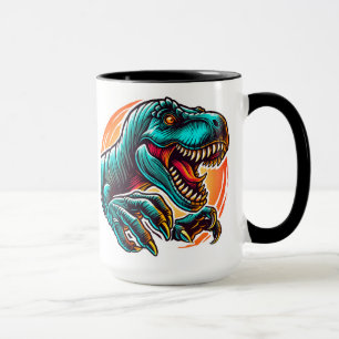 Taza Atacar Dinos Épico Prehistórico T-Rex