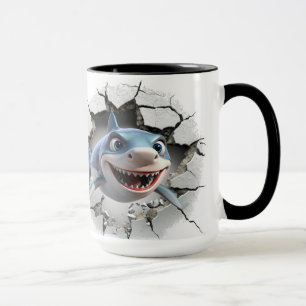Taza Ataque a tiburones