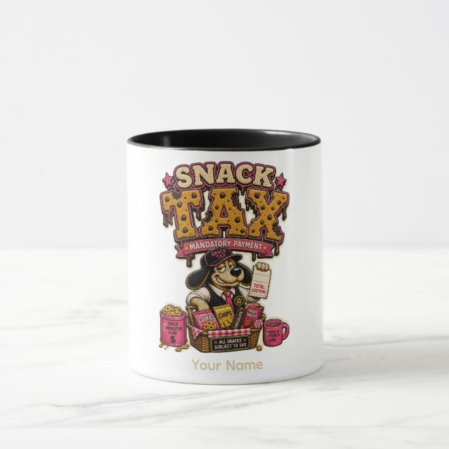 Taza Ataque de Aperitivos Modo Hambre Personalizado Div (Centro)