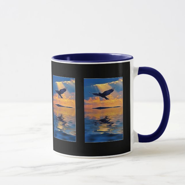 Taza Ataque místico al atardecer en la serie de peluche (Derecha)